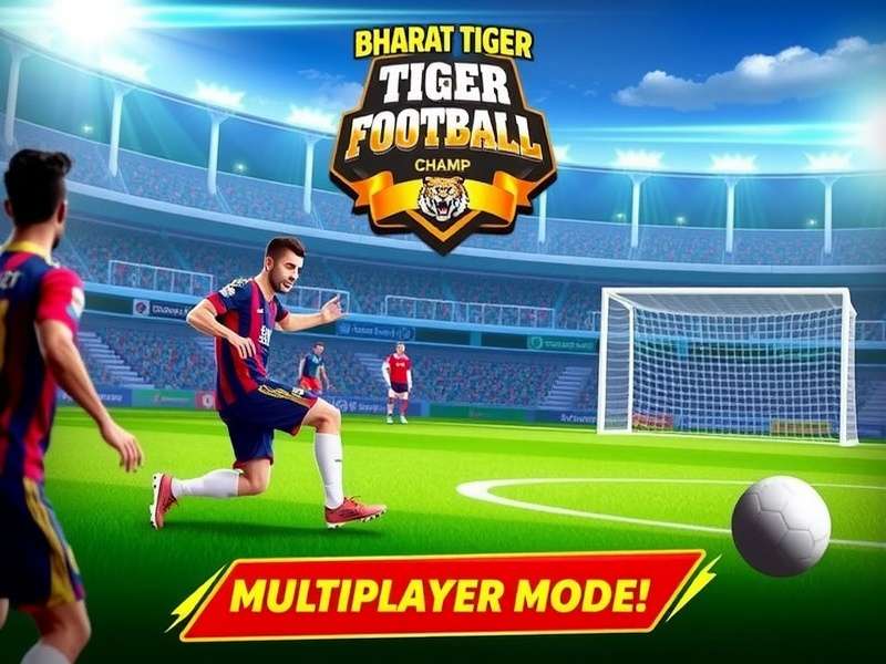 Bharat Tiger Football Champ Game Screenshot
